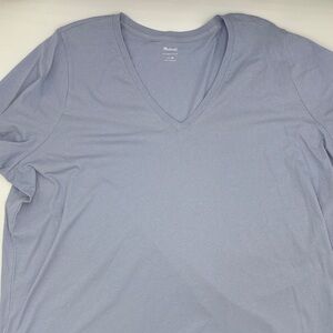 Madewell Soft Fade Cotton T-Shirt in Craft Blue